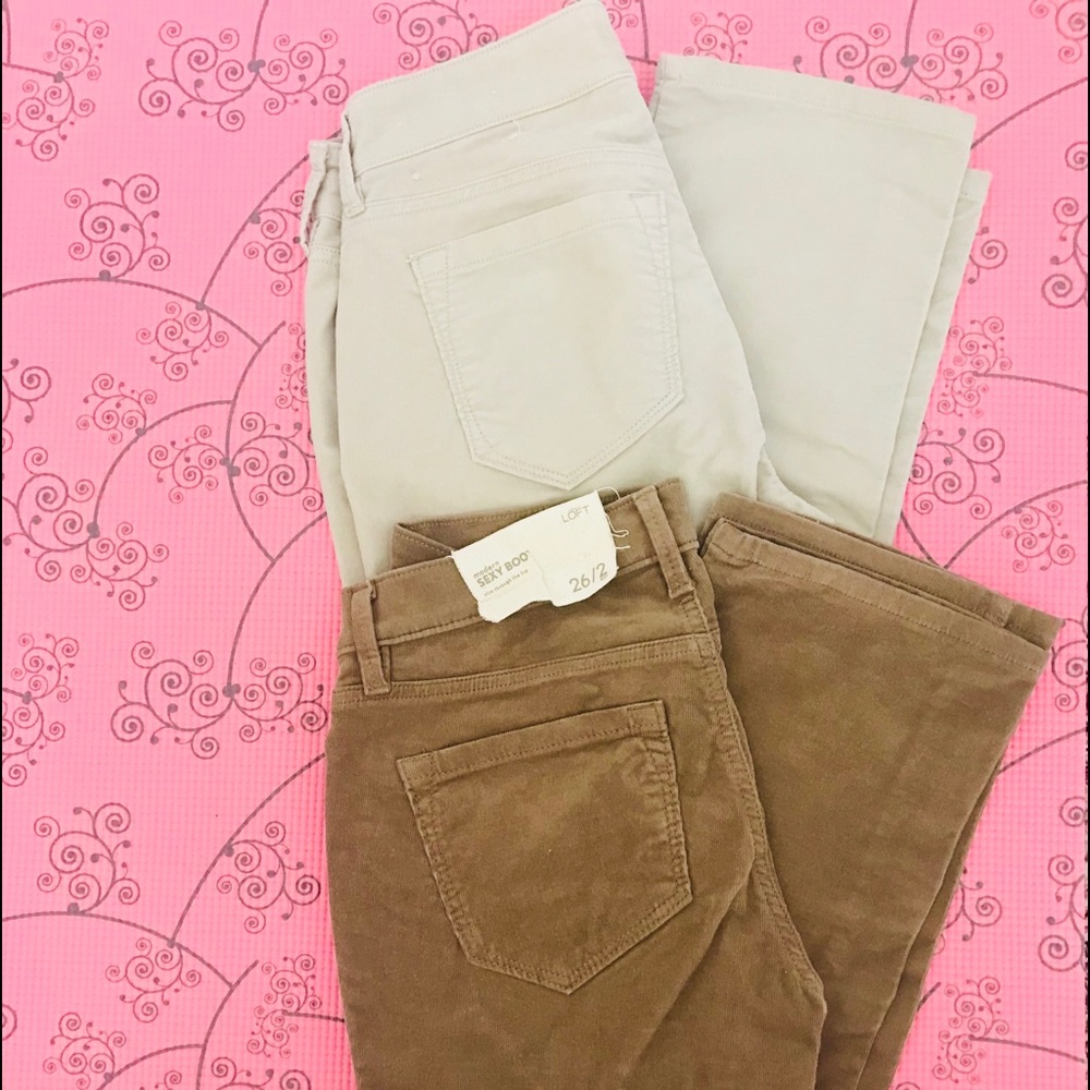 Brand New Ann Taylor Cords sz 26